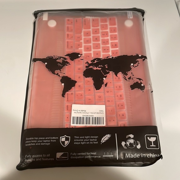 Glitter Plastic Laptop Hard Shell Case +Keyboard Cover + Screen Protector - Picture 2 of 6